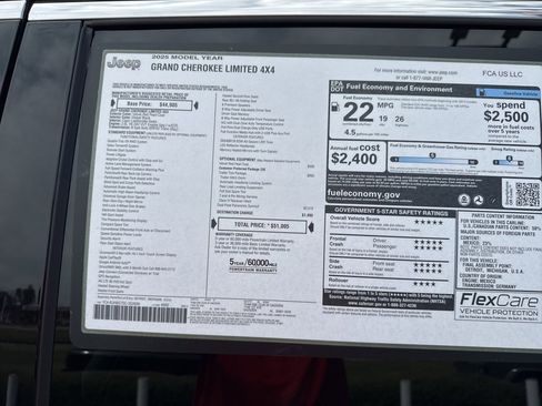 Used 2025 Jeep Grand Cherokee Limited w/ Trailer Tow Package image 45