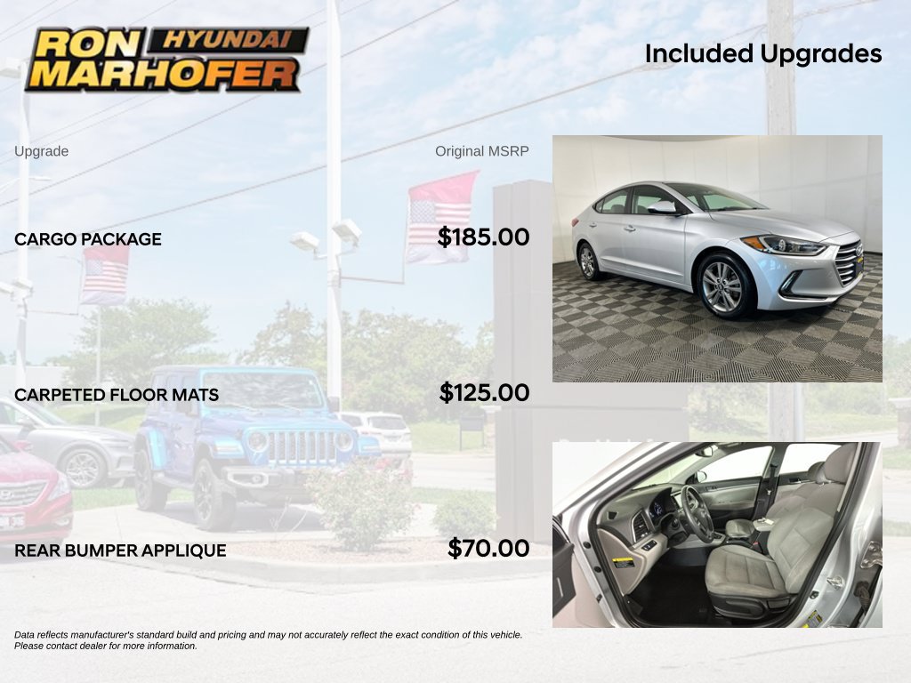 Used 2018 Hyundai Elantra Value Edition w/ Cargo Package FWD image 6