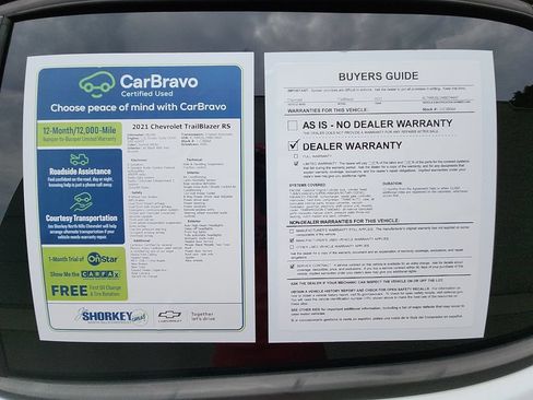 Used 2021 Chevrolet TrailBlazer RS w/ Convenience Package AWD/4WD image 31