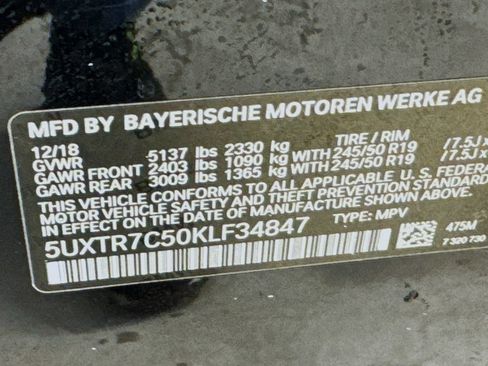 Used 2019 BMW X3 sDrive30i w/ Premium Package RWD image 44