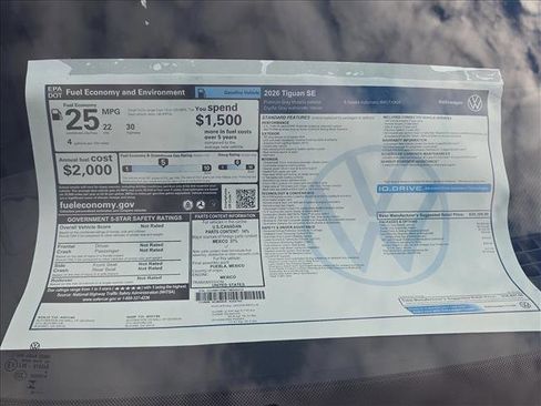 New 2026 Volkswagen Tiguan SE image 18