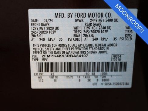 Used 2024 Ford Edge Titanium w/ Equipment Group 301A image 31