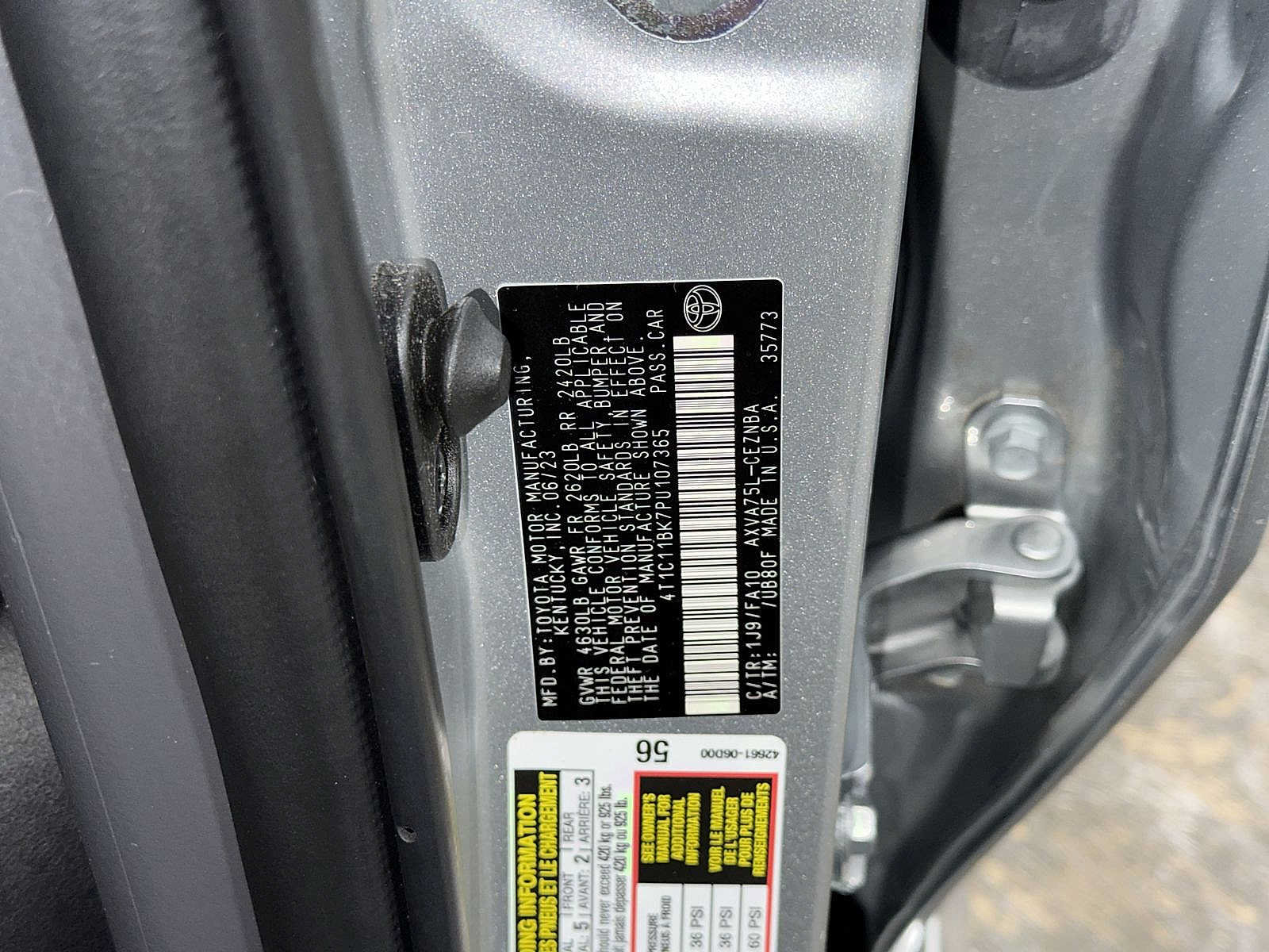 Certified 2023 Toyota Camry LE AWD/4WD image 14