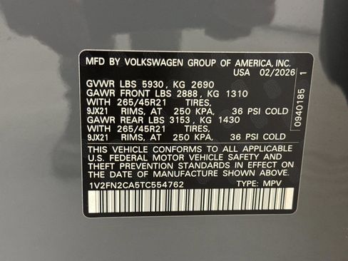 New 2026 Volkswagen Atlas SEL Premium R-Line image 29