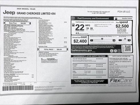 New 2025 Jeep Grand Cherokee Limited image 14