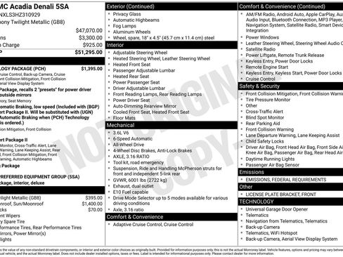 Used 2017 GMC Acadia Denali w/ Technology Package image 26