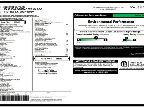 Used 2023 RAM ProMaster 3500 w/ Convenience Group image 4