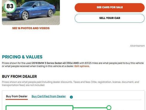 Used 2018 BMW 330i xDrive Sedan AWD/4WD image 15