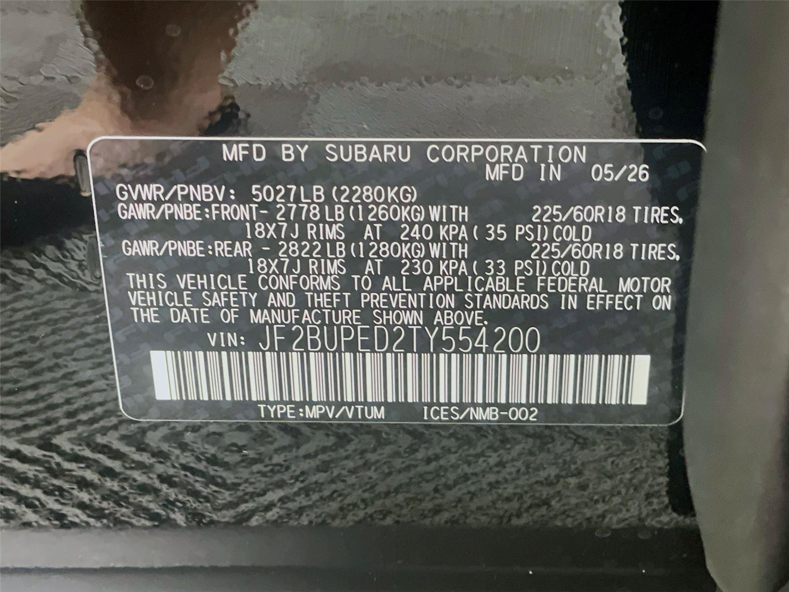 New 2026 Subaru Outback Touring AWD/4WD image 20