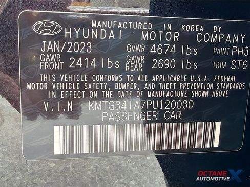 Used 2023 Genesis G70 2.0T w/ Sport Prestige Package RWD image 32