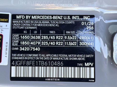 New 2026 Mercedes-Benz GLS 580 4MATIC image 18