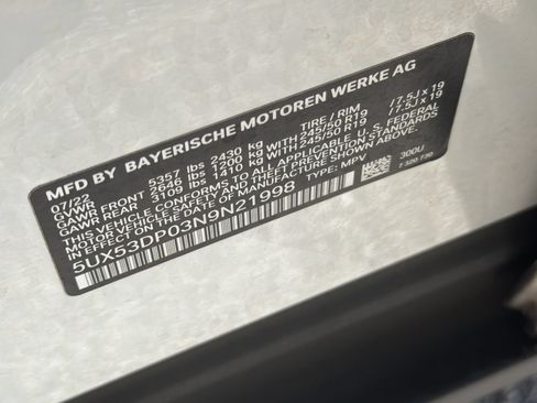Used 2022 BMW X3 xDrive30i w/ Premium Package 2 AWD/4WD image 38