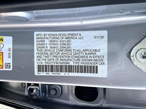 Certified 2026 Honda Accord SE image 14
