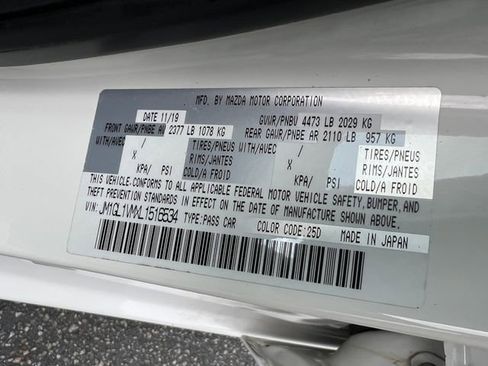 Used 2020 MAZDA MAZDA6 Touring image 37