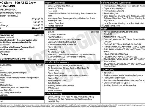 Used 2024 GMC Sierra 1500 AT4X w/ AT4X AEV Edition AWD/4WD image 5