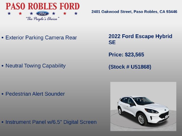 Used 2022 Ford Escape SE FWD image 12