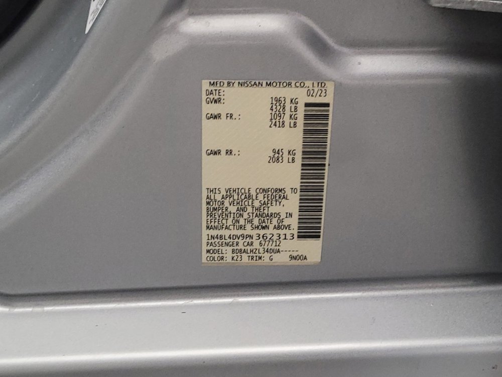Used 2023 Nissan Altima 2.5 SV FWD image 33