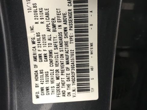 Used 2016 Honda Accord LX image 42