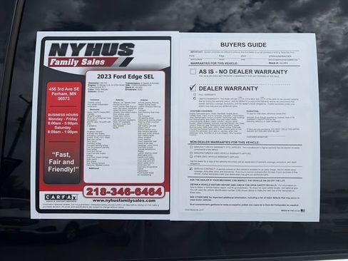 Used 2023 Ford Edge SEL AWD/4WD image 50