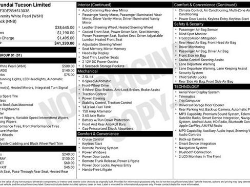 Certified 2025 Hyundai Tucson Limited FWD image 1