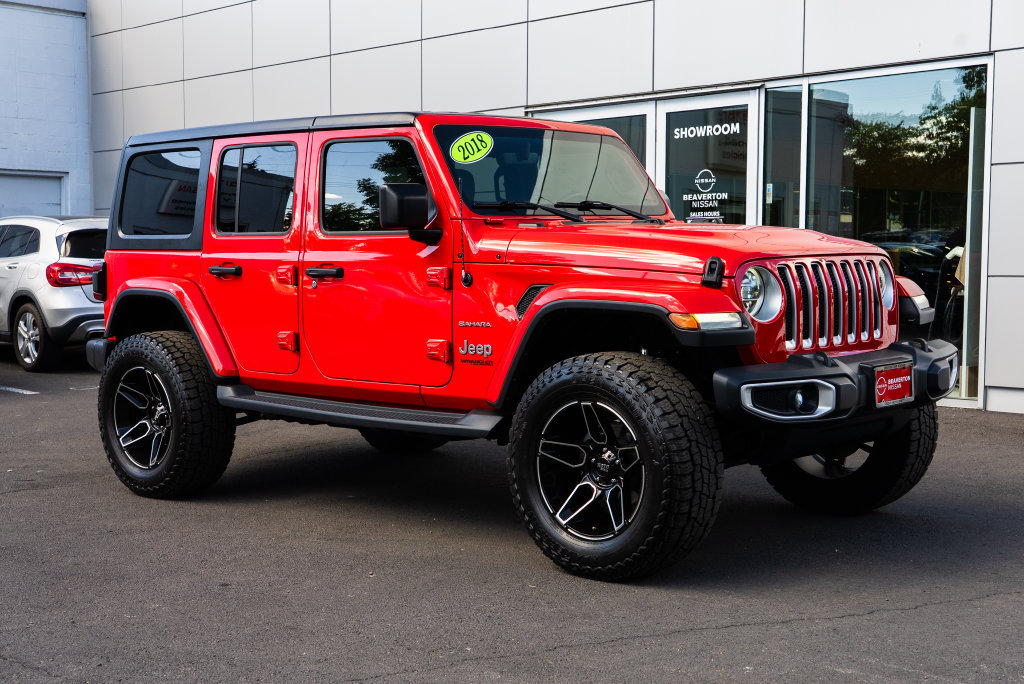 Used 2018 Jeep Wrangler Unlimited Sahara AWD/4WD image 1