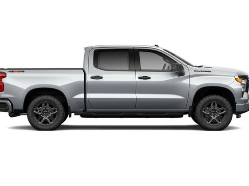 New 2026 Chevrolet Silverado 1500 Custom w/ Turbomax Blackout Package AWD/4WD image 3