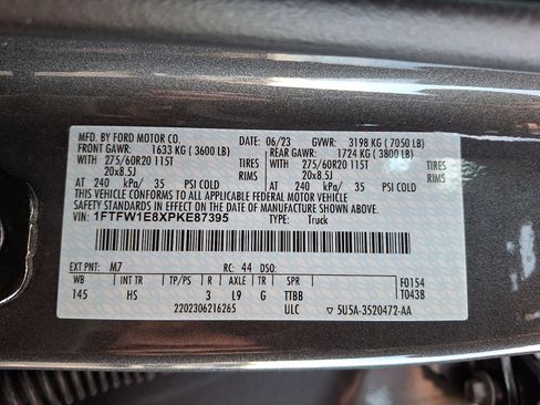 Used 2023 Ford F150 Lariat w/ Equipment Group 502A High image 30