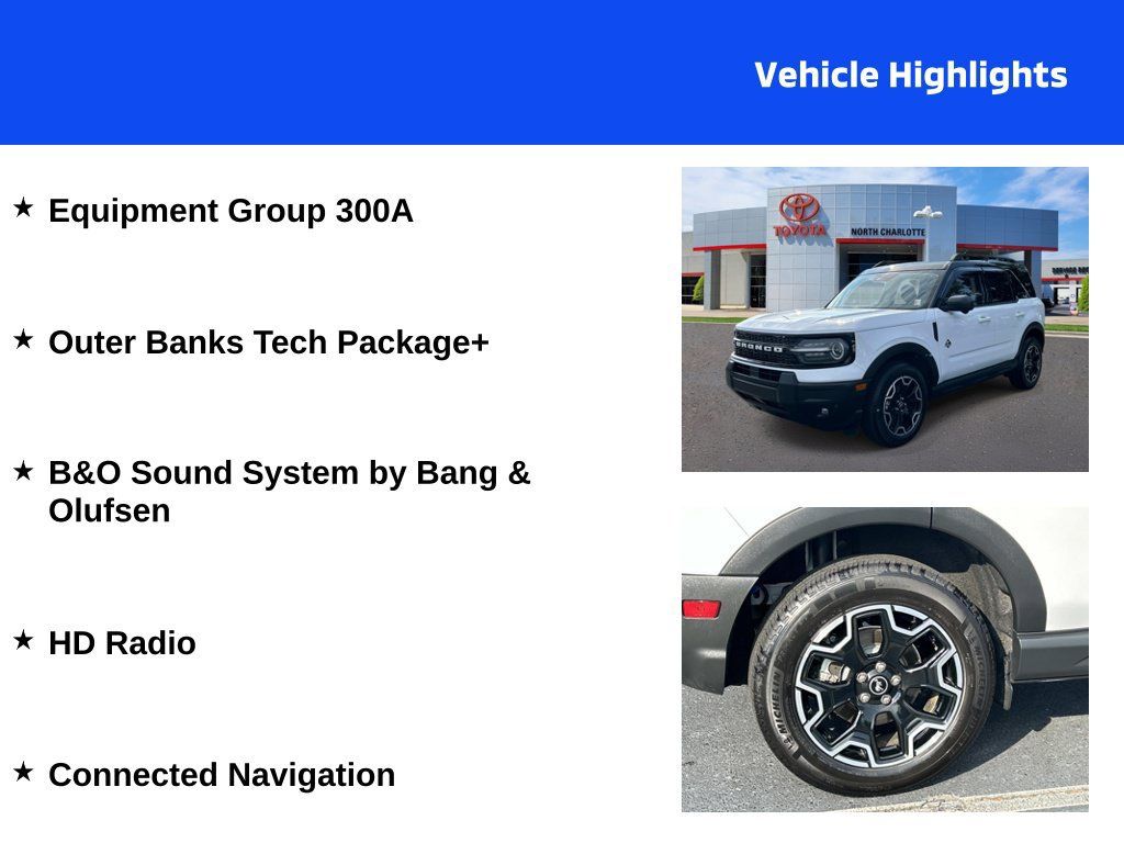 Used 2025 Ford Bronco Sport Outer Banks w/ Outer Banks Tech Package+ AWD/4WD image 4