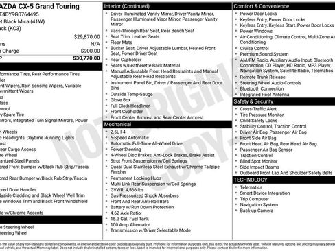 Used 2016 MAZDA CX-5 Grand Touring image 5