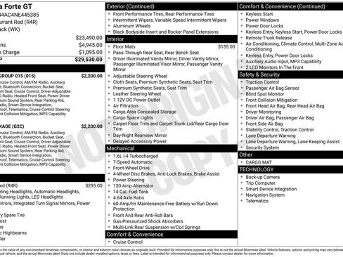 Used 2022 Kia Forte GT w/ GT2 Package FWD image 4