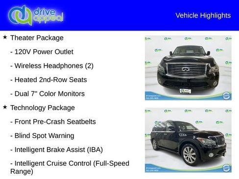 Used 2013 INFINITI QX56 4WD w/ Deluxe Touring Pkg image 6