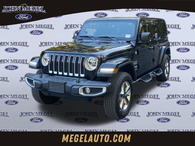 Used 2022 Jeep Wrangler Unlimited Sahara w/ LED Lighting Group AWD/4WD image 1