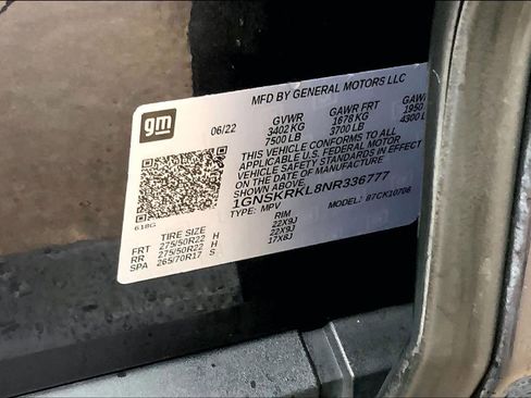 Used 2022 Chevrolet Tahoe RST w/ Sport Performance Package image 33