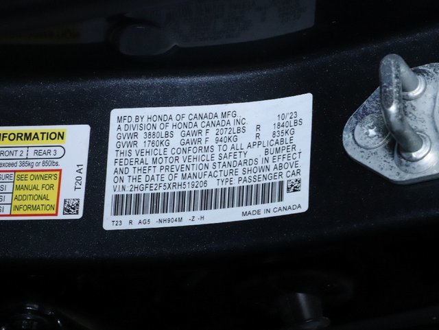 Used 2024 Honda Civic Sport image 19