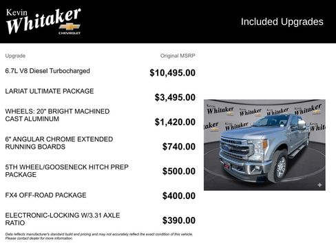 Used 2021 Ford F250 Lariat w/ Lariat Ultimate Package AWD/4WD image 36
