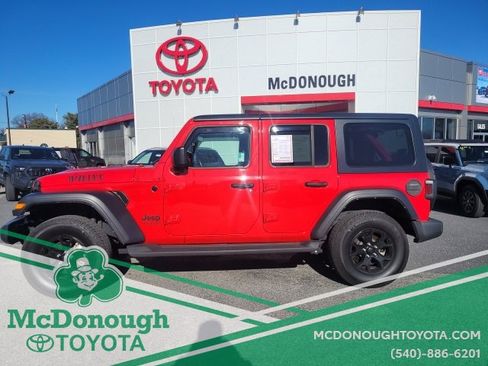 Used 2021 Jeep Wrangler Unlimited Sport image 2