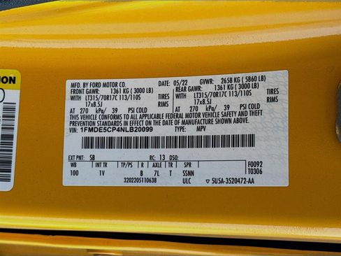 Used 2022 Ford Bronco Badlands w/ Sasquatch Package image 27