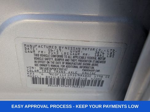 Used 2019 Nissan Sentra S w/ Appearance Package FWD image 19