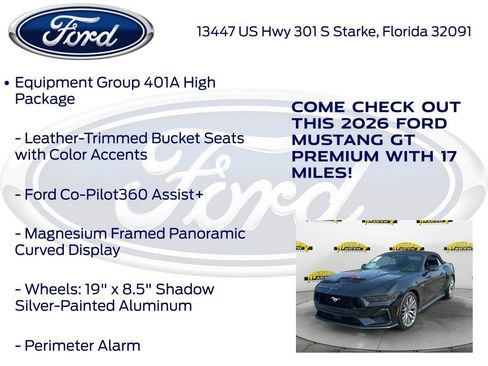 New 2026 Ford Mustang GT Premium RWD image 15