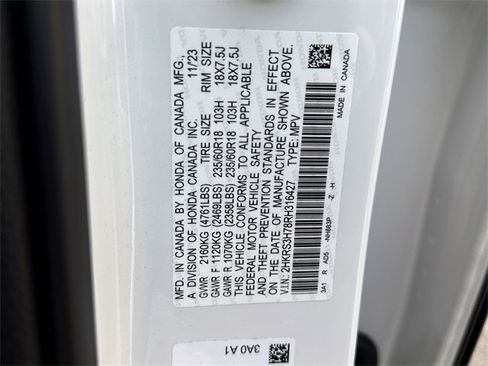 Certified 2024 Honda CR-V EX-L image 37