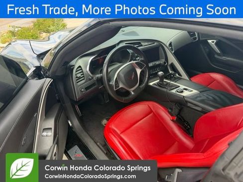 Used 2016 Chevrolet Corvette Stingray Coupe w/ Carbon Flash Badge Package RWD image 9