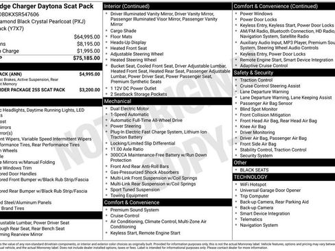 New 2025 Dodge Charger R/T Scat Pack w/ Track Pack AWD/4WD image 9