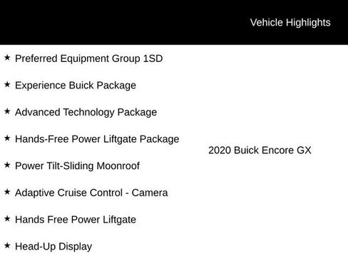 Used 2020 Buick Encore GX Select w/ Experience Buick Package AWD/4WD image 12