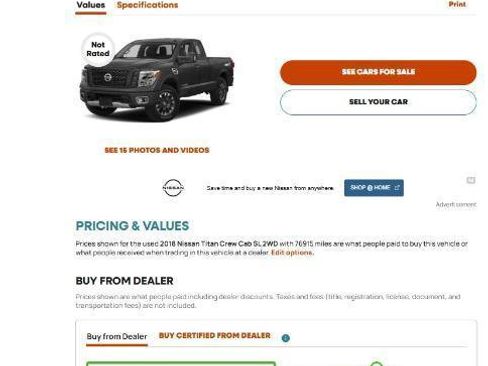 Used 2018 Nissan Titan SL image 24