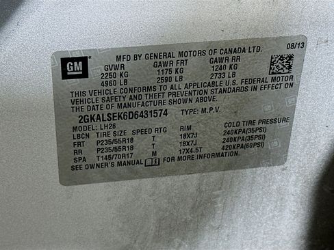 Used 2013 GMC Terrain SLE w/ Chrome Package image 12