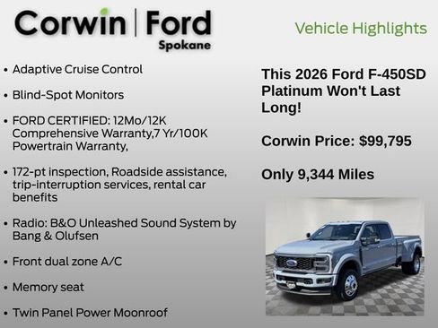 Certified 2026 Ford F450 Platinum AWD/4WD image 7