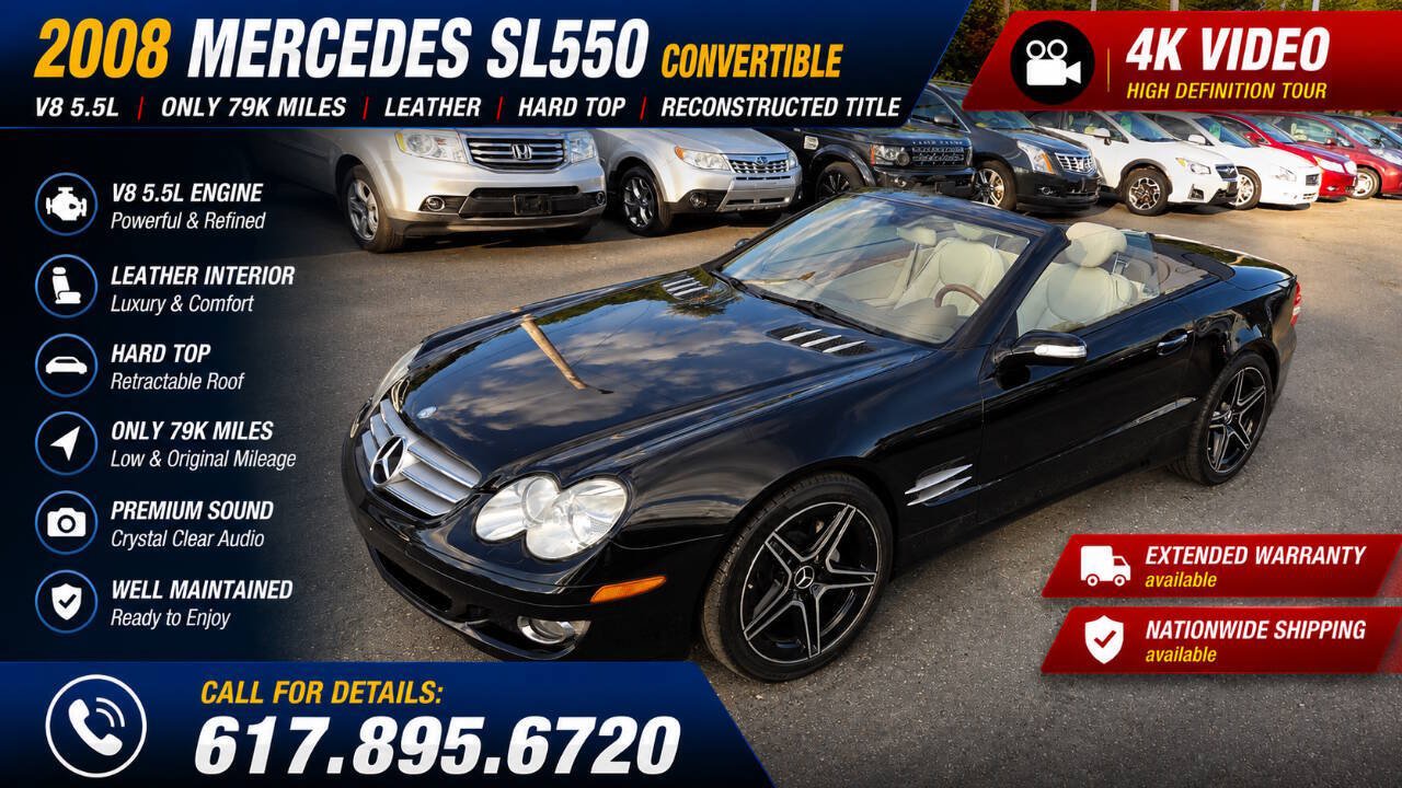 Used 2008 Mercedes-Benz SL 550 image 1
