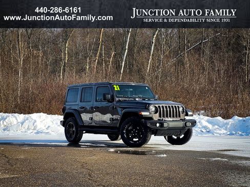 Certified 2021 Jeep Wrangler Unlimited Sahara image 1