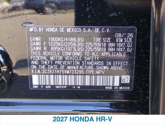 New 2027 Honda HR-V EX-L image 26