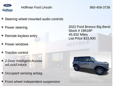 Certified 2022 Ford Bronco Big Bend AWD/4WD image 24